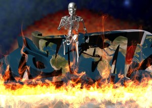 Image created in Strata 3D Design,Poser,Sketchbook Pro and Flame Painter