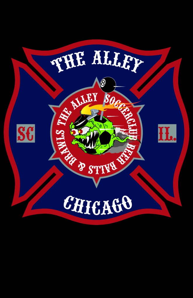 Design created in Illustrator, introduction design for The Alley