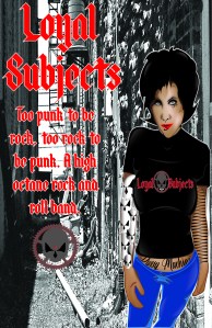 Created in Illustrator and InDesign for Kenosha band Loyal Subjects