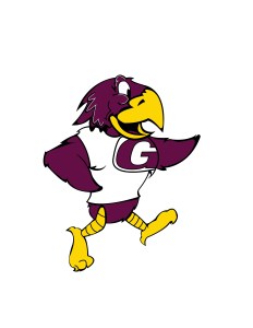 Rudy the Red Hawk, logo/mascot created for Gateway Technical College in Illustrator.