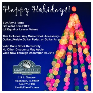 Holiday Sale ad created with Photoshop and Indesign for Social Media postings.