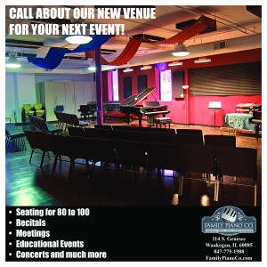 Venue announcement,photo taken with Nikon DSLR camera,and created with Photoshop and Indesign for Social Media postings.